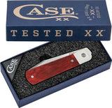 Case Cutlery Longhouse Linerlock 4In Knife CPM20CV Stonewash Rosewood Handle For Premium Collectors by Case Cutlery