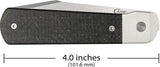 Case Longhouse Linerlock Knife CPM20CV Micarta Handle 4 Inch Closed Pocket Clip For EDC Enthusiasts by Case Cutlery