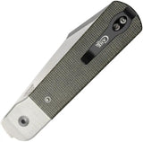 Case Cutlery Longhouse Green Micarta 4 Inch CPM 20CV Locking EDC Knife For Everyday Carry by Case Cutlery