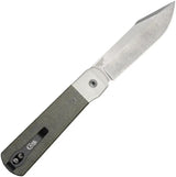 Case Cutlery Longhouse Green Micarta 4 Inch CPM 20CV Locking EDC Knife For Everyday Carry by Case Cutlery