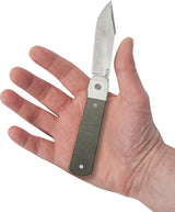 Case Cutlery Longhouse Green Micarta 4 Inch CPM 20CV Locking EDC Knife For Everyday Carry by Case Cutlery