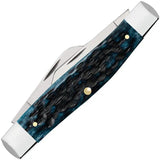 Case Cutlery Large Stockman Knife 6375SS Mediterranean Blue Jigged Bone 3 Blade Pocket EDC For Collectors by Case Cutlery