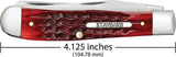 Case Cutlery Heritage Trapper Gift Set 52018 With 6254 SS Pattern And Old Red Jigged Bone For Collectors by Case Cutlery