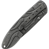 Case Cutlery Tec X Framelock Folding Knife Harley 52114 For EDC Premium Black Stonewash Finish 3.25 Inch Blade by Case Cutlery