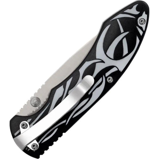 Case Cutlery Harley Tec X Linerlock Folding Knife Satin Blade Nylon Handle For EDC Enthusiasts by Case Cutlery