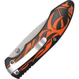 Case Harley Tec X Linerlock Knife Orange Black TPE Handle 3.5in Satin Blade For EDC Enthusiasts by Case Cutlery