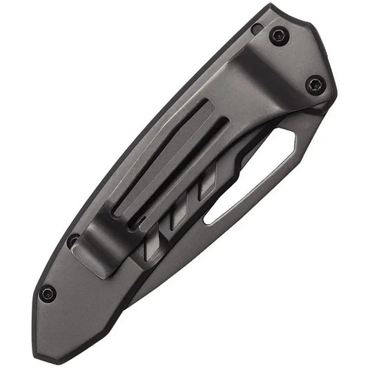 Case Cutlery Harley Tec X Framelock Folding Knife 3.5 Inch Closed 2.63 Inch Gray Titanium Coated Blade For EDC Fans by Case Cutlery