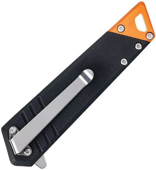 Case Cutlery Harley Davidson Tec X Liner 52272 Knife Satin Blade Orange Black Aluminum Handle Clip Lanyard Collector by Case Cutlery