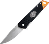 Case Cutlery Harley Davidson Tec X Liner 52272 Knife Satin Blade Orange Black Aluminum Handle Clip Lanyard Collector by Case Cutlery