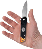 Case Cutlery Harley Davidson Tec X Liner 52272 Knife Satin Blade Orange Black Aluminum Handle Clip Lanyard Collector by Case Cutlery