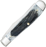 Case Trapper Knife Gray Sawcut Bone Handle 4.13 Inch 6254 SS Clip Spey Blades For Collectors by Case Cutlery