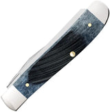 Case Cutlery Mini Trapper Gray Sawcut Bone Handle With Mirror Clip And Spey Blades For Collectors by Case Cutlery