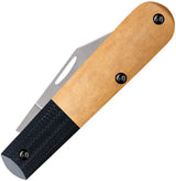 Case Crossroads XR Barlow Tan Knife Stonewash S35VN Clip Blade 3.38 Inch Closed For EDC Enthusiasts by Case Cutlery