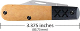 Case Crossroads XR Barlow Tan Knife Stonewash S35VN Clip Blade 3.38 Inch Closed For EDC Enthusiasts by Case Cutlery