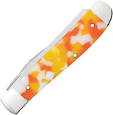 Case Cutlery Mini Trapper Candy Corn Kirinite Knife With Mirror Clip And Spey Blades, 3.5 Inch Closed, Collectors Gift by Case Cutlery