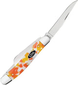 Case Cutlery Med Stockman Candy Corn Kirinite Knife For Collectors 3.63 Inch Closed Clip Sheepsfoot Spey Blades by Case Cutlery