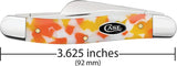 Case Cutlery Med Stockman Candy Corn Kirinite Knife For Collectors 3.63 Inch Closed Clip Sheepsfoot Spey Blades by Case Cutlery