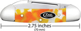 Case Cutlery Baby Butterbean Candy Corn Kirinite Folding Knife For Collectors Gift by Case Cutlery