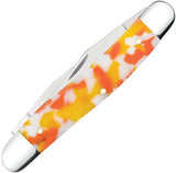Case Cutlery Muskrat Knife Candy Corn Kirinite 53756 Dual Clip Blades Collectors Edition by Case Cutlery