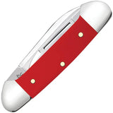 Case Cutlery Butterbean Red Synthetic Compact Dual Blade EDC Knife For Knife Enthusiasts by Case Cutlery