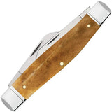 Case Stockman Knife Antique Bone 4.25in Triple Blade Clip Spey Sheepsfoot Boxed Collector Edition by Case Cutlery