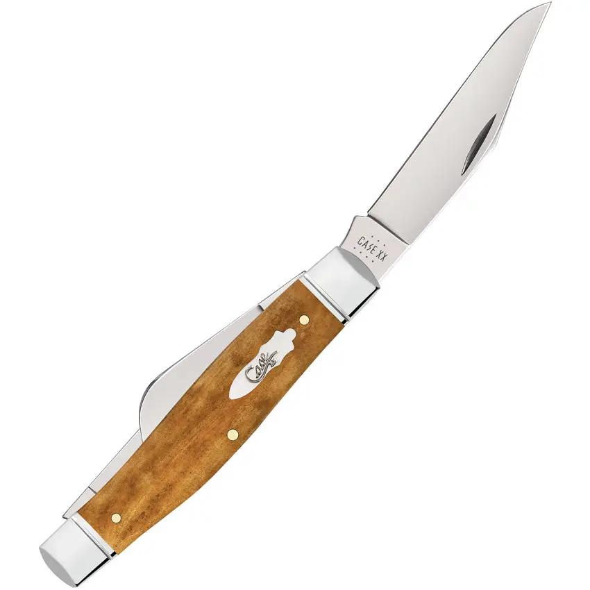 Case Stockman Knife Antique Bone 4.25in Triple Blade Clip Spey Sheepsfoot Boxed Collector Edition by Case Cutlery