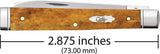Case Cutlery Baby Doc Pocket Knife Antique Bone Handle 2.88 Inch Closed with Mirror Stainless Blades for Collectors by Case Cutlery