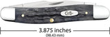 Case Cutlery Muskrat CS Pattern Folding Knife Dual Clip Blade Gray Crandall Bone For Collectors by Case Cutlery