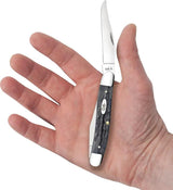 Case Cutlery Muskrat CS Pattern Folding Knife Dual Clip Blade Gray Crandall Bone For Collectors by Case Cutlery