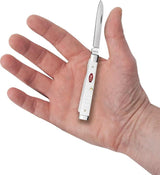 Case Baby Doc Knife Elite Jigged White Handle 2.88 Inch EDC by Case Cutlery