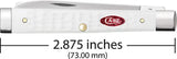 Case Baby Doc Knife Elite Jigged White Handle 2.88 Inch EDC by Case Cutlery