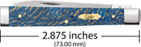 Case Cutlery Baby Doc Knife Blue Sycamore Handle 2.88 Inch Closed Spear And Spatula Blades For Collectors by Case Cutlery