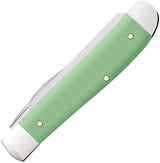 Case Cutlery Mini Trapper Mint Green Knife 3.5 Inch With 4207 SS Pattern Clip And Spey Blades For Collectors by Case Cutlery