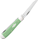 Case Cutlery Mini Trapper Mint Green Knife 3.5 Inch With 4207 SS Pattern Clip And Spey Blades For Collectors by Case Cutlery