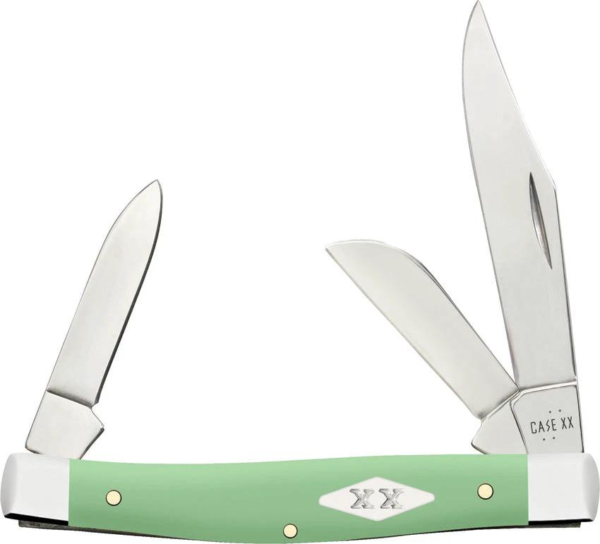 Case Cutlery Med Stockman Mint Green 63832 by Case Cutlery