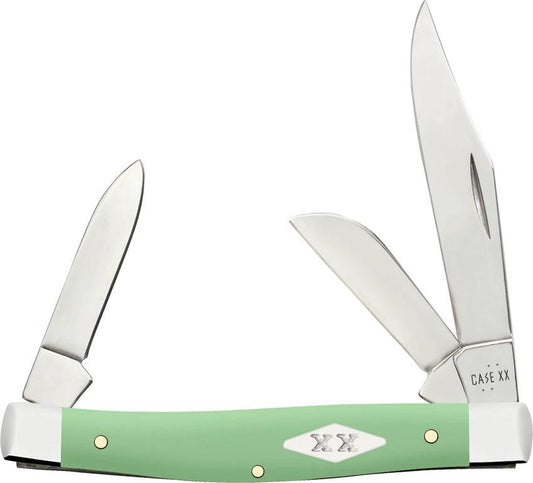 Case Cutlery Med Stockman Mint Green 63832 by Case Cutlery