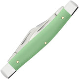 Case Cutlery Stockman Knife Mint Green 4344 SS 3.25 Inch Closed With Clip Sheepsfoot And Pen Blades For Collectors by Case Cutlery