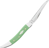 Case Cutlery Small Toothpick Mint Green Premium Pocket Knife 3In Mirror Finish Stainless Clip Blade For Collectors by Case Cutlery