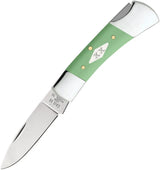 Case Cutlery Lockback Knife Mint Green Handle 3 Inch Closed Mirror Blade For Collectors And EDC by Case Cutlery