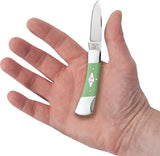 Case Cutlery Lockback Knife Mint Green Handle 3 Inch Closed Mirror Blade For Collectors And EDC by Case Cutlery