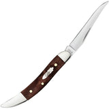 Case Cutlery Small Toothpick Knife Maple Burl Handle Stainless Clip Blade 3 Inch Closed For Collectors by Case Cutlery