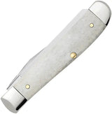 Case Cutlery Mini Trapper Patriotic Knife Star Spangled Banner Bone Handle 3.5 Inch Closed Mirror Blades For Collectors by Case Cutlery