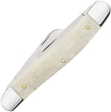 Case Pocket Knife Patriotic Embellished Bone Handle With Mirror Finish Stainless Clip Blades For Collectors by Case Cutlery