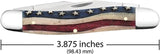 Case Cutlery Muskrat Patriotic Pocket Knife For Collectors 3.88 Inch Mirror Finish Stainless Blade With Bone Handle by Case Cutlery
