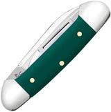 Case Cutlery Butterbean Spruce Green Pocket Knife 2.75 Inch Closed Stainless Blades For EDC Collectors by Case Cutlery