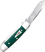 Case Cutlery Butterbean Spruce Green Pocket Knife 2.75 Inch Closed Stainless Blades For EDC Collectors by Case Cutlery