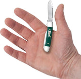 Case Cutlery Butterbean Spruce Green Pocket Knife 2.75 Inch Closed Stainless Blades For EDC Collectors by Case Cutlery