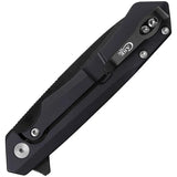 Case Kinzua Framelock Knife S35VN Premium Blade Black Aluminum Handle Skull Artwork EDC For Collectors by Case Cutlery