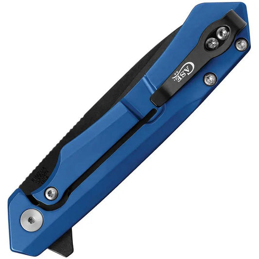 Case Kinzua Framelock Folding Knife With S35VN Blade Blue Anodized Aluminum Handle EDC by Case Cutlery