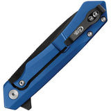 Case Kinzua Framelock Folding Knife With S35VN Blade Blue Anodized Aluminum Handle EDC by Case Cutlery